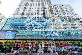 cho thuê căn hộ chung cư cao ốc h2, hoàng diệu, p8 quận 4, 1pn 1wc. diện tích 40m², lầu cao