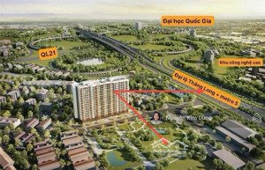 [chính chủ] bán căn 2pn 1 56,9m2 - tầng trung cao, hướng đông, view nội thành - cc phenikaa hoà lạc