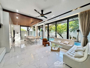 cho thuê biệt thự hồ bơi khu trường thi, gần sân bay