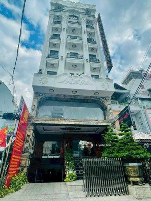 bán toà chdv điện biên phủ p17 bình thạnh 216m2 (12x18)m hầm 7 tầng, 46 chdv - hđt 200tr, giá 45 tỷ