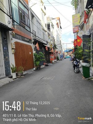 nhà 4 tầng- hẽm xe tăng, xe tải tránh, cách mặt tiền 20m, kế bên cv làng hoa vài phút đi bộ