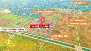 dự án đất nền nam đồng đầm bám kcn chính của tiền hải rộng 466ha với tổng quỹ lô lên đến 306 lô