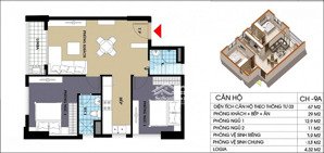 bán căn góc 67m2 chung cư @home 987 tam trinh, nhận nhà ngay