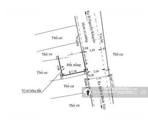 bán đất chính chủ - mtkd bùi đình túy 45m2 - ngang 5.7m - vuông vức - ko qh lg - chỉ nhỉnh 6 tỷ.