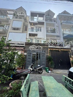 nhà 4 tầng hẻm 10m lê văn thọ p14 (4 x14,2 ) 57m2 sổ hồng riêng hoàn công chỉ 8,85 tỷ