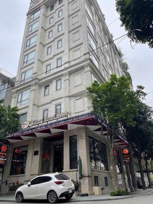 bán nhà 8 tầng lô góc mặt phố huỳnh thúc kháng- đống đa. diện tích sổ: 80mv, mt 6- lô góc. giá 46 t