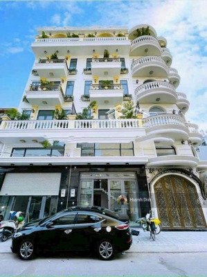 bán tòa chdv ung văn khiêm p25, 260m2 (13x20m) 7 lầu, 74 phòng thu nhập 4.1 tỷ/năm - pccc full