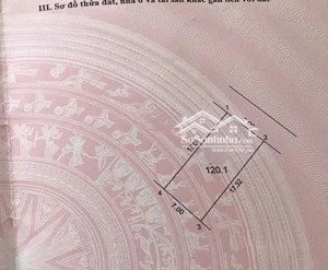 đất nền dục tú đông anh, 120m2, mặt tiền quyền lực 7m, ô tô đỗ cửa, ngay công viên hồ điều hoà