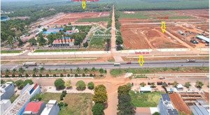 đất nền khu đô thị vệ tinh sân bay quốc tế long thành, chỉ 18tr/m2, mặt tiền ql1a, sổ hồng riêng
