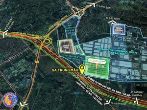 lô góc biệt thự vip giá gốc cđt trong kđt centa vsip bắc ninh