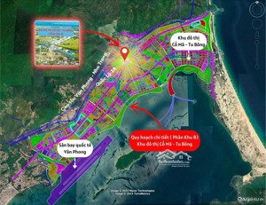 bán đất thổ cư bắc vân phong sổ đỏ riêng, hạ tầng hoàn thiện, cách biển 2km. giá chỉ 9 triệu/m²