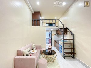 cuối đường nguyễn khuyến - studio full nội thất - ngay gần hồ văn quán