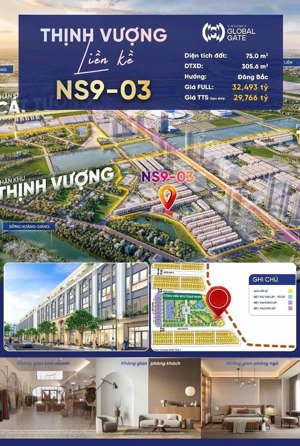 (quỹ độc quyền ký chủ đầu tư) liền kề sổ lâu dài phân khu thịnh vượng 75m2 view công viên