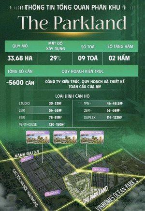 chung cư cao cấp imperia parkland của mik ra mắt tại ocean city - chỉ từ 60tr/m2