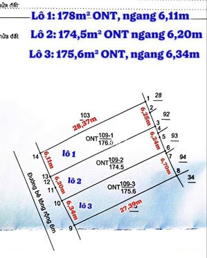 suối cát - giá rẻ 1 tỷ050 đất full thổ 175m2. lh: 