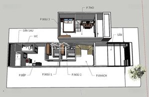 nhà 1 hẻm thông phước long, mới tinh