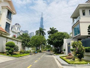 một căn duy nhất biệt thự compound river mark trần não, 15x20m, 300m2, 115 tỷ, đối diện công viên