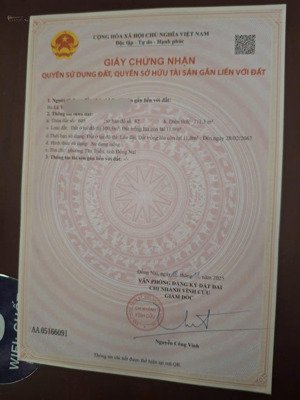 cần thanh lý gấp lô đất sổ riêng thổ cư đối diện cây xăng kim cương hl15