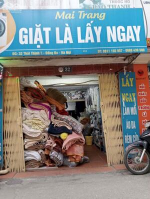 SANG NHƯỢNG CỬA HÀNG GIẶT LÀ – PHỐ THÁI THỊNH, ĐỐNG ĐA, HÀ NỘI