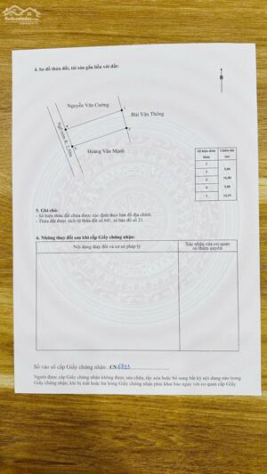 Bán lô đất tại Thù Du - Minh Tân - Kiến Thụy - Hải Phòng