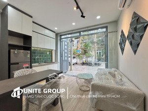 cho thuê phòng ngay trệt hẻm lớn full nội thất ở trần văn đang, quận 3