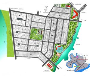 bán nền đất thủ thiêm villas mặt đường quách giai phường thạnh mỹ lợi, thủ đức cũ dt 8x22m giá tốt