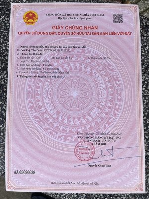 cần bán gấp trong năm 3 lô đất ngang 6m8 sổ riêng full thổ cư đất nở hậu cách hl7 50m