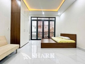 studio siêu rộng 45m - ban công & máy giặt riêng - sát hàng xanh