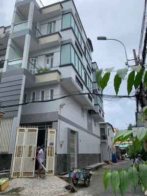 nhà đẹp căn góc 4 lầu (4.2x18.5) cư xá phú lâm a q.6