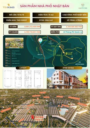 nhà phố nhật bản: tx16-19. chính chủ bán giá hợp đồng, giảm trực tiếp ngay 100tr