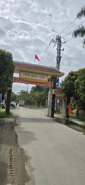 bán nhanh lô đất 125m2, thôn quang châu, gần miếu bông,gần phạm hùng, đường ô tô.