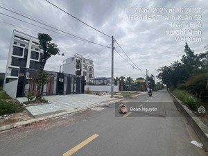 đất shr mặt rạch cống số 3 tx52 gần trường tô ngọc vân, dt 150m2 (70m2 thổ cư), khu vực xd rất xôm