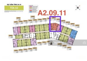 căn hộ 2pn+ duy nhất toà a2 tầng 9 - giá vay từ 3,99 - view đài phun nước- biển - châu mỹ srt