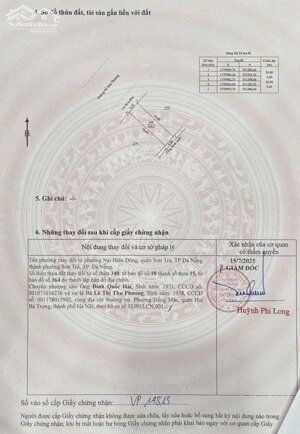 Bán đất Hồ Hán Thương – Sơn Trà