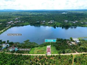 Cư Kuin- Đắk Lắk đất giáp hồ tự nhiên dt 6*27m sẵn thổ cư kdc đông đường bê tông tới đất giá chỉ 4xxtr