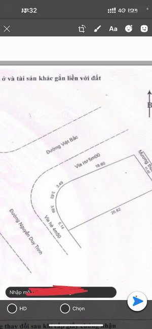 chào bán lô góc nguyễn duy trinh với việt bắc