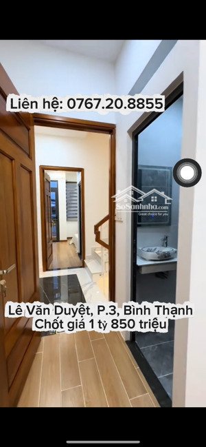 chính chủ cần bán gấp nhà 43m2 lê văn duyệt, p3, bình thạnh. gần cầu bông, giá 1 tỷ850 sổ riêng