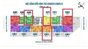 chính chủ bán căn ngoại giao dự án handico complex, 33 lê văn lương. 70m - giá 7.35 tỷ