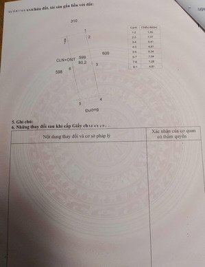 bán lô đất 80.2m2.mt 8.81.tc 40. tại hoàng oanh,hương ngọc,bình xuyên