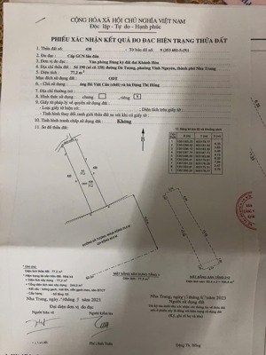 nhà 1 trệt 2 lầu, nhà chưa làm sổ
đường dã tượng - vĩnh nguyên cách biển 300m