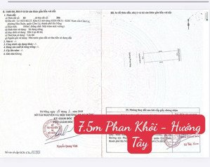 chính chủ bán đất đường 7,5m phan khôi - hòa xuân - đà nẵng , hướng tây,sạch đẹp, giá tốt nhất