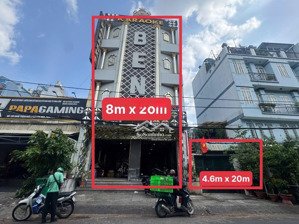 bán nhà mtkd 13 đàm thận huy, q tân phú - 8x20m - 4 tầng - 24 tỷ. lh: 