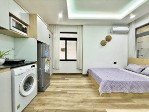 cho thuê căn hộ studio full nội thất - cửa sổ trời - ngay ngã tư bảy hiền - quận tân bình