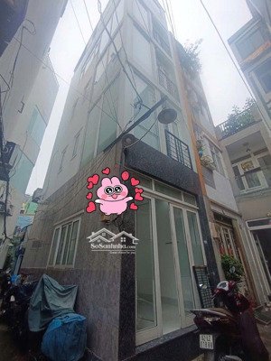 bán nhà mặt - tiền lô góc - gần chợ phú nhuận - 5 tầng - giá 6 tỷ