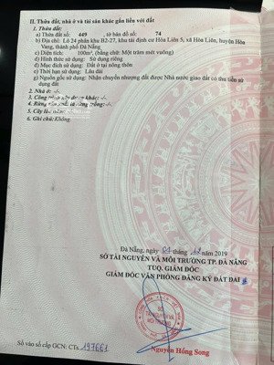 bán đất hòa liên, 3,23 tỷ, 100m2,khu tdc hoà liên 5 , đấu lưng đường vành đai .