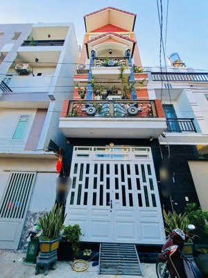 nhà hẻm 6m - 4 tầng mới toanh - ngay sát aeon tân phú