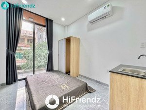 studio ban công rộng hẻm ô tô nội thất mới toanh diện tích gần 30m2 ngay bệnh viện nhi đồng 1