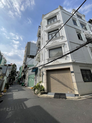 kế khu bàu cát 5 tầng 54m2 đẹp -5m ô tô thông