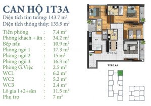 bán căn góc 136m2 tòa n03t3 ngoại giao đoàn)/ /zalo