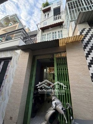 3,56 tỷ nhà 4 tầng đúc btct p14q8 34mv đất shr hoàn công đủ